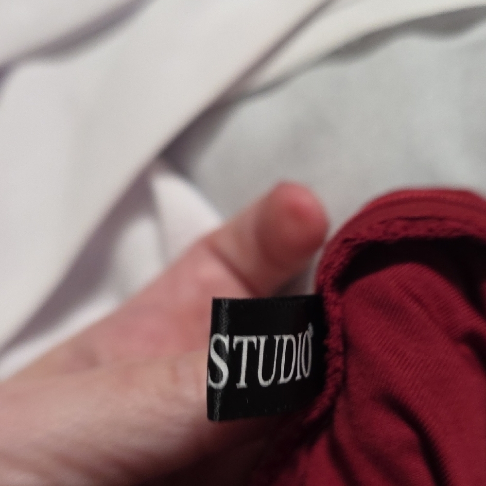 Chic Strapless Burgundy Dress - Picture 7 of 8